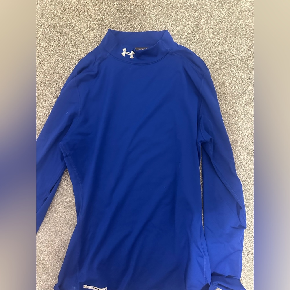 under armour blue undershirt